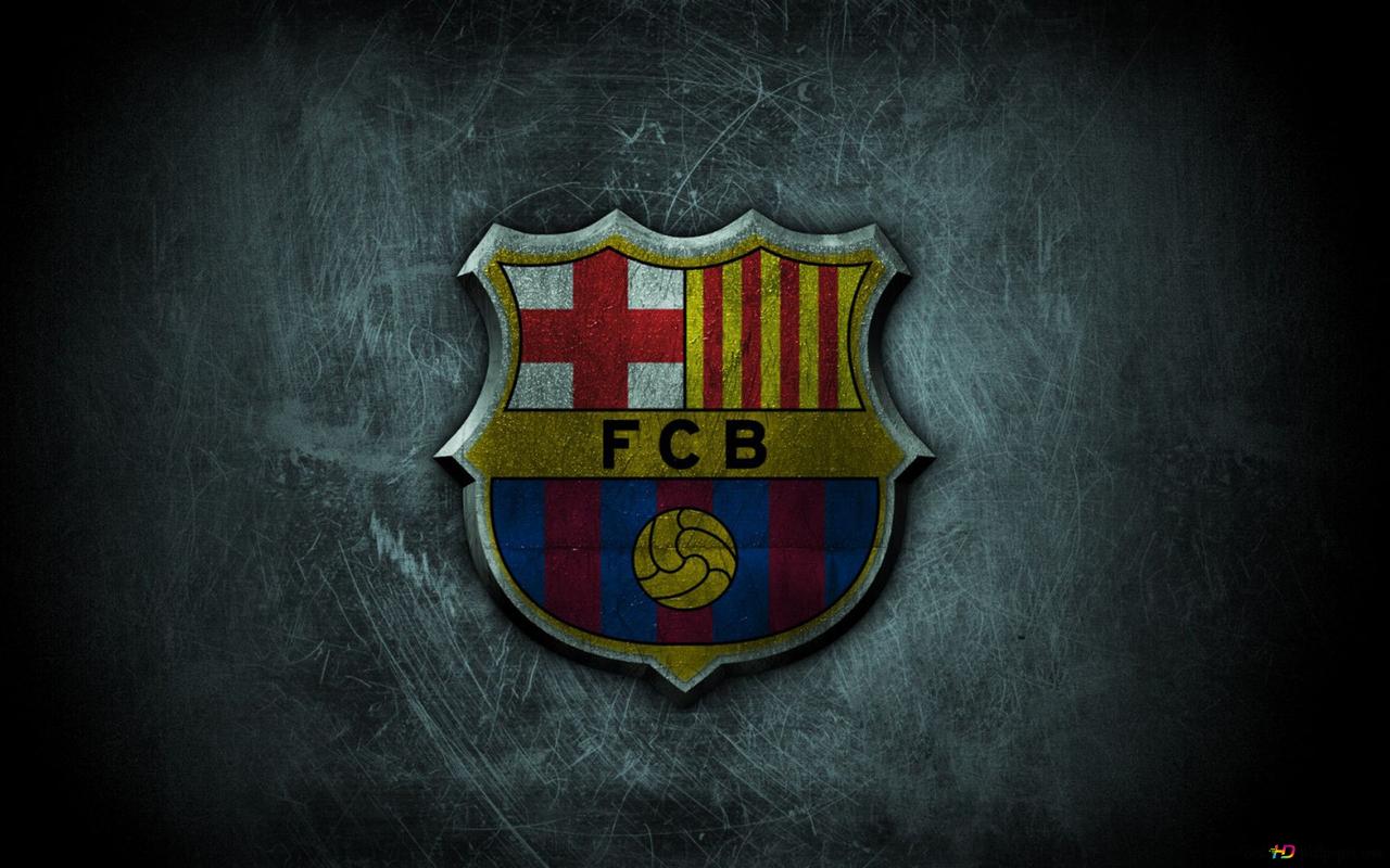  Barcelona Hintergrundbild 1280x800. Barcelona Wappen des Fußballs HD Hintergrundbild herunterladen