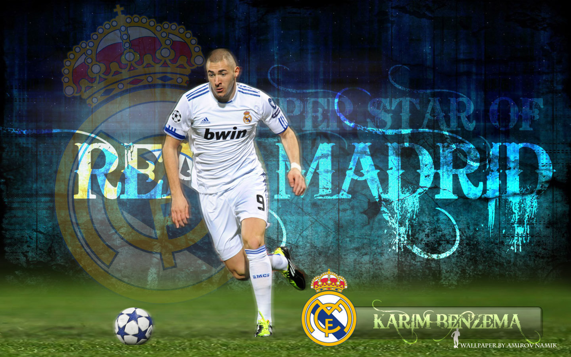 Real Madrid Hintergrundbild 1920x1200. Karim Benzema HD, Real Madrid C.F. Gallery HD Wallpaper