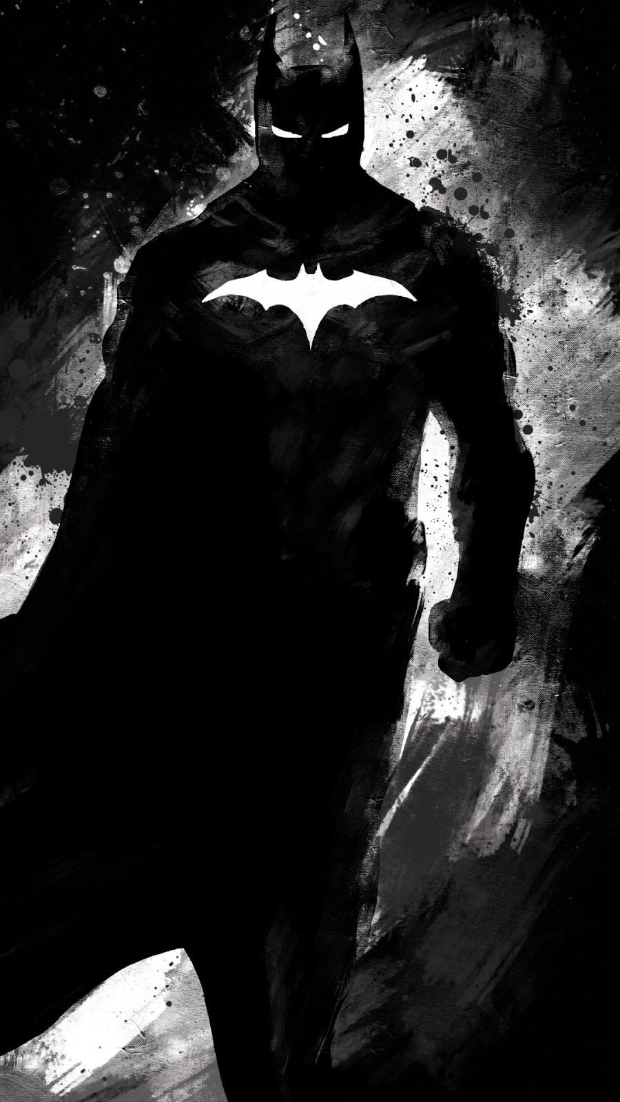  Batman Hintergrundbild 900x1600. Batman Digital Art Black & White Mobile Wallpaper. Batman wallpaper, Fondos de pantalla batman, Logotipo de batman