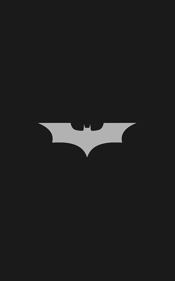  Batman Hintergrundbild 728x1165. HD wallpaper: Batman, Batman Logo, minimalism, Portrait Display, silhouette