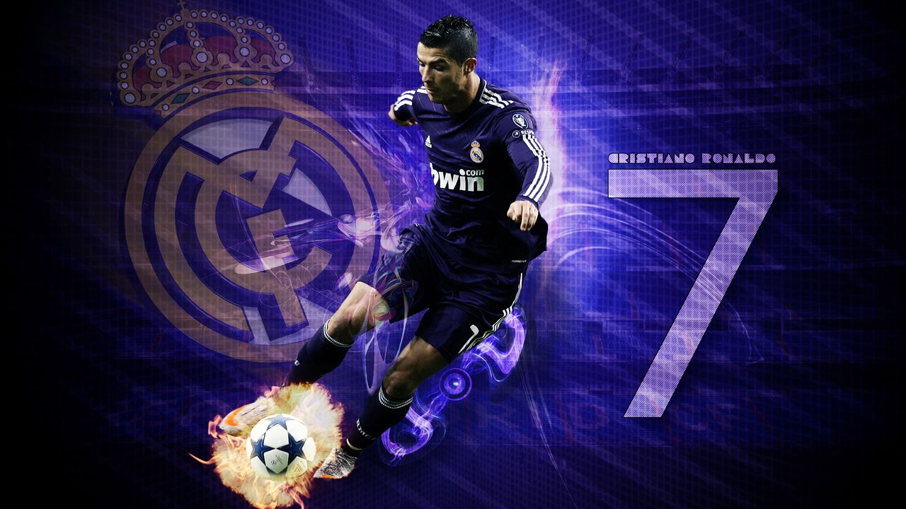 Real Madrid Hintergrundbild 1280x720. Download Cr7 Real Madrid, Cr Real, Madrid Wallpaper in 1280x720 Resolution