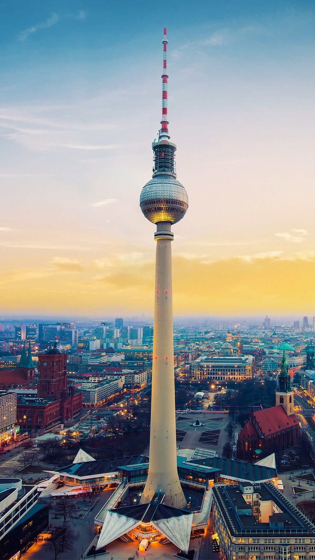  Berlin Hintergrundbild 1080x1920. Places #Fernsehturm Berlin TV Tower Germany #wallpaper. Berlin city, Germany, Berlin germany