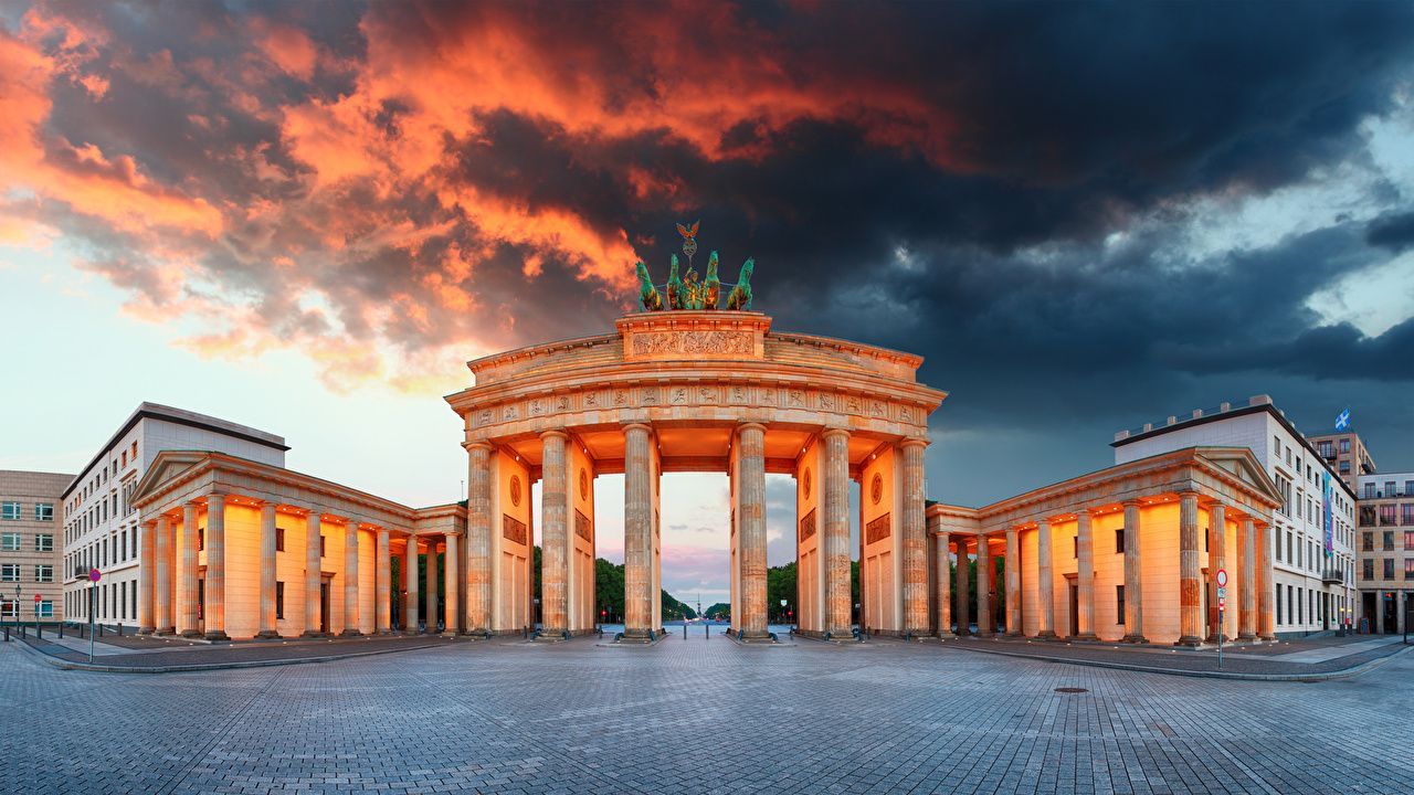  Berlin Hintergrundbild 1280x720. Desktop Hintergrundbilder Berlin Deutschland Platz säulen