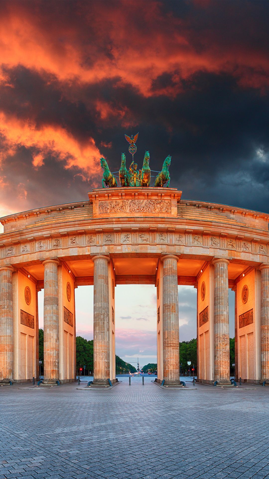  Berlin Hintergrundbild 1080x1920. Desktop Hintergrundbilder Berlin Deutschland Platz säulen 1080x1920