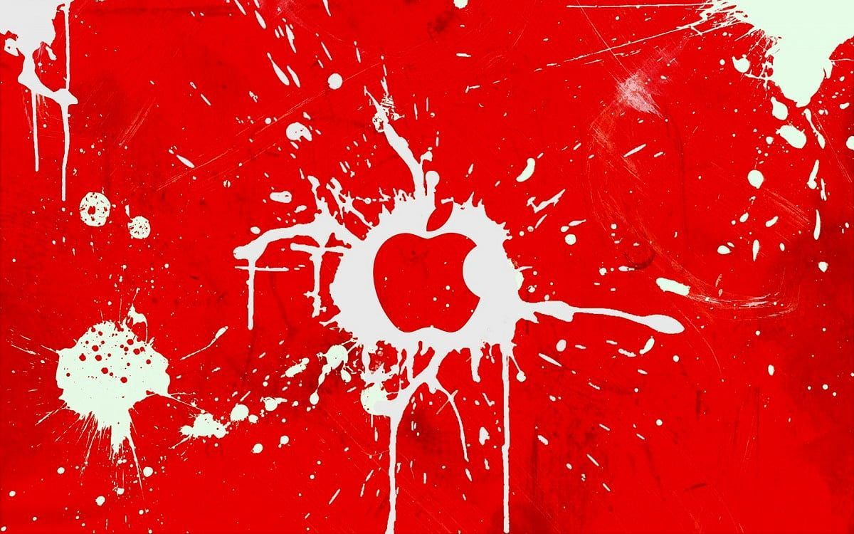 Rote Hintergrundbild 1200x750. Apple Logo, Rote, Zeichnung Hintergrund. Beste kostenlose Hintergründe