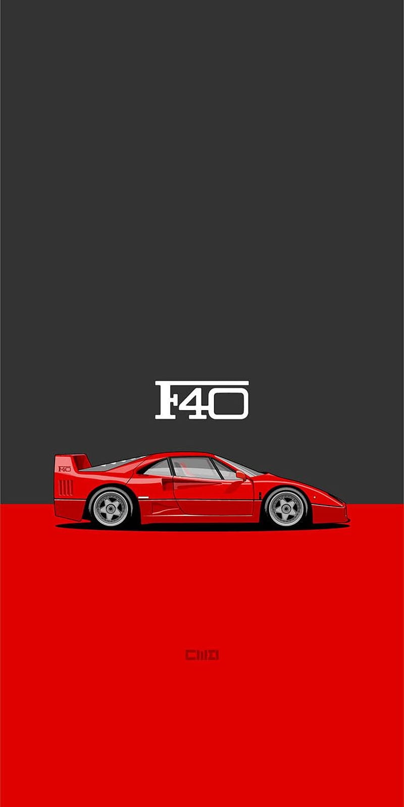 Ferrari Hintergrundbild 800x1598. HD ferrari f40 wallpaper