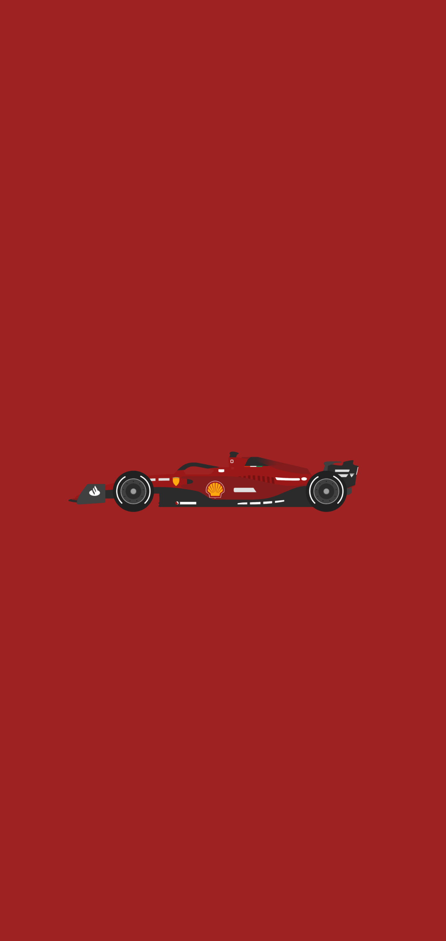  F1 Hintergrundbild 1440x3040. Ferrari F1 75 Minimalist Wallpaper