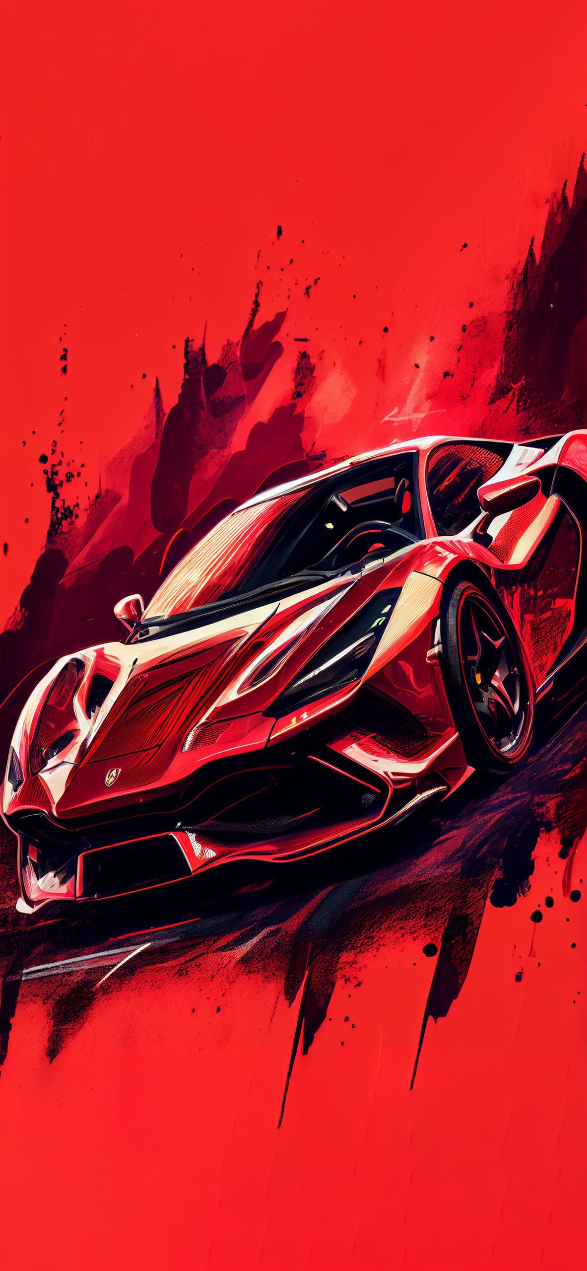 Ferrari Hintergrundbild 1183x2560. Ferrari F8 Tributo Red Wallpaper Wallpaper for iPhone