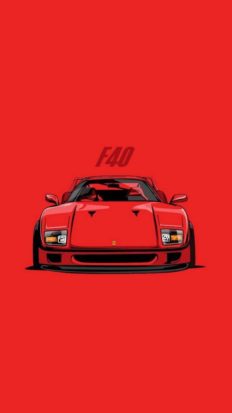 Ferrari Hintergrundbild 800x1422. HD ferrari f40 wallpaper