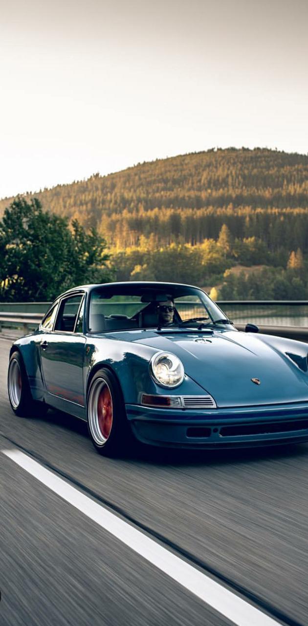 Porsche Hintergrundbild 630x1280. Classic Blue Porsche wallpaper