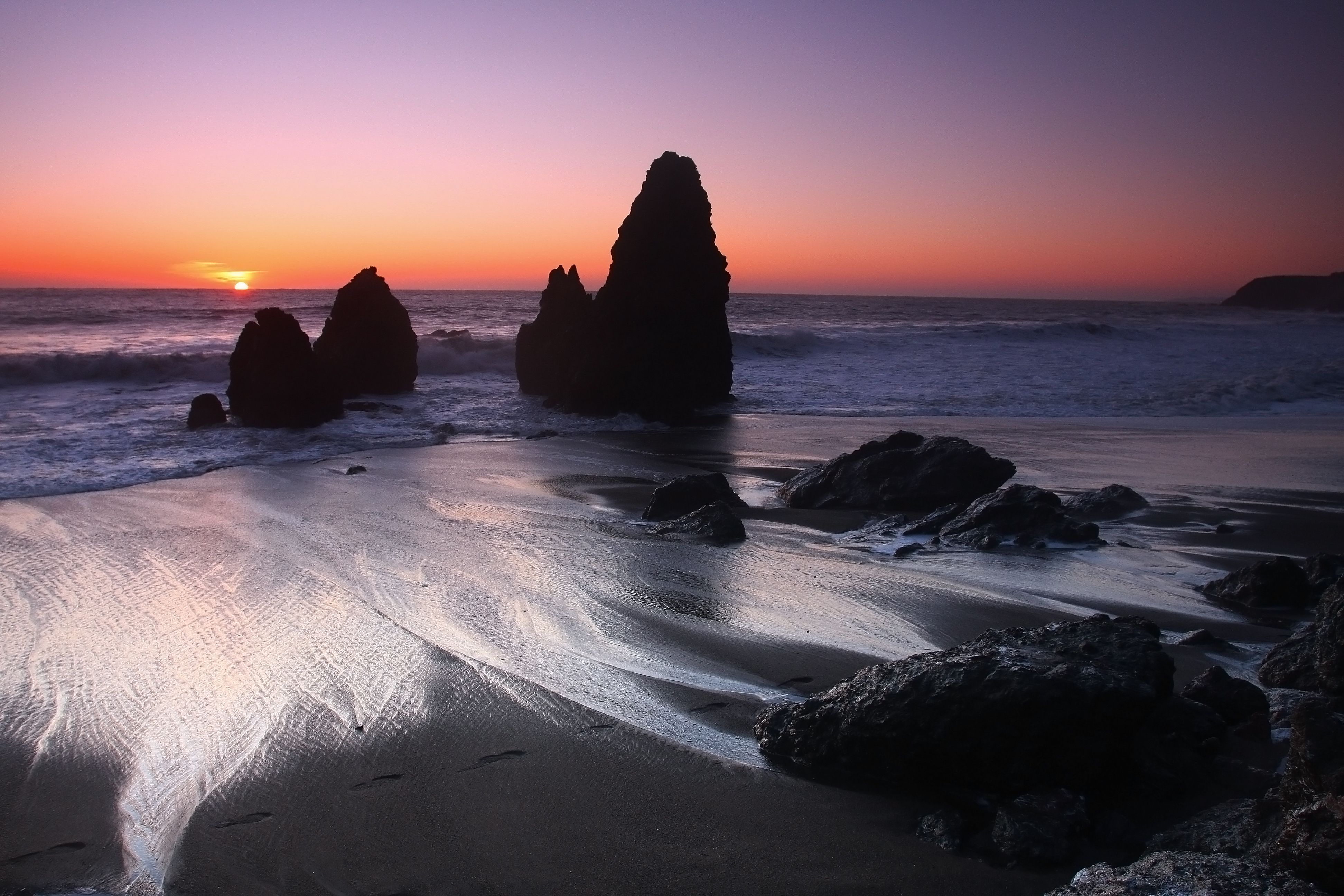  Sonnenuntergang Hintergrundbild 3888x2592. Wallpaper der Woche: Strandstimmung im Sonnenuntergang [Download]