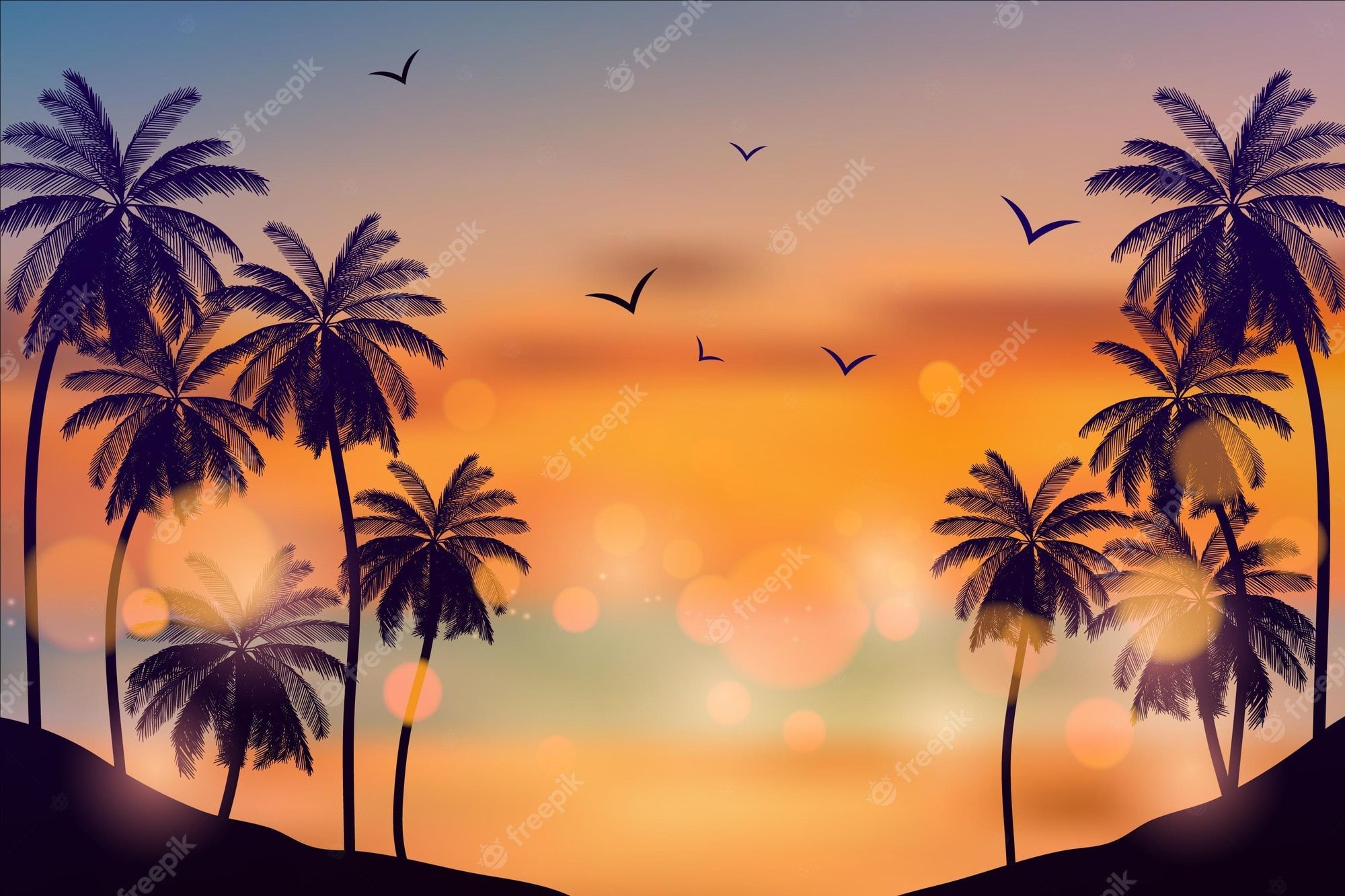  Sonnenaufgang Hintergrundbild 2000x1333. Minimalistisches Desktop Hintergrundbild Für Den Sonnenuntergang Am Meer