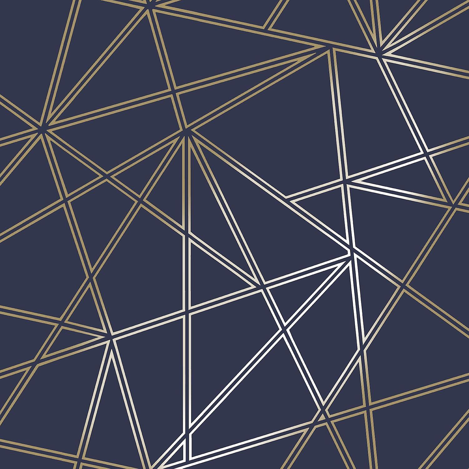  Bewerbung Hintergrundbild 1502x1502. 3D Apex Geometrischen Hintergrundbild Dreieck Metallischen Luxus Paladium Holden Dekor Navy Gold
