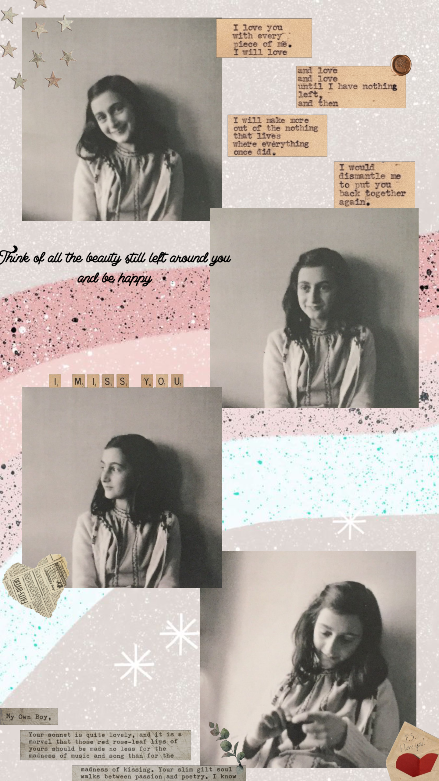  Anne Frank Hintergrundbild 1440x2560. Wallpaper da Anne Frank. Diário de anne frank, Anne frank, Cartões divertidos