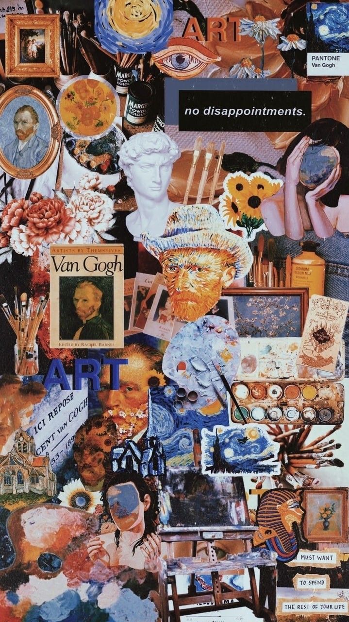 Vincent Van Gogh Hintergrundbild 719x1280. Katrin on обои/wallpaper. Van gogh art, Van gogh photo, Cute background