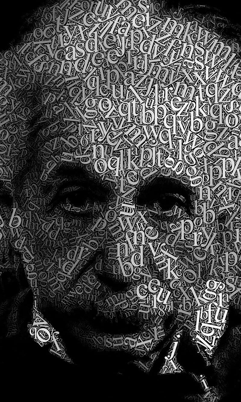  Albert Einstein Hintergrundbild 800x1333. Einstein, portrait, words, HD phone wallpaper