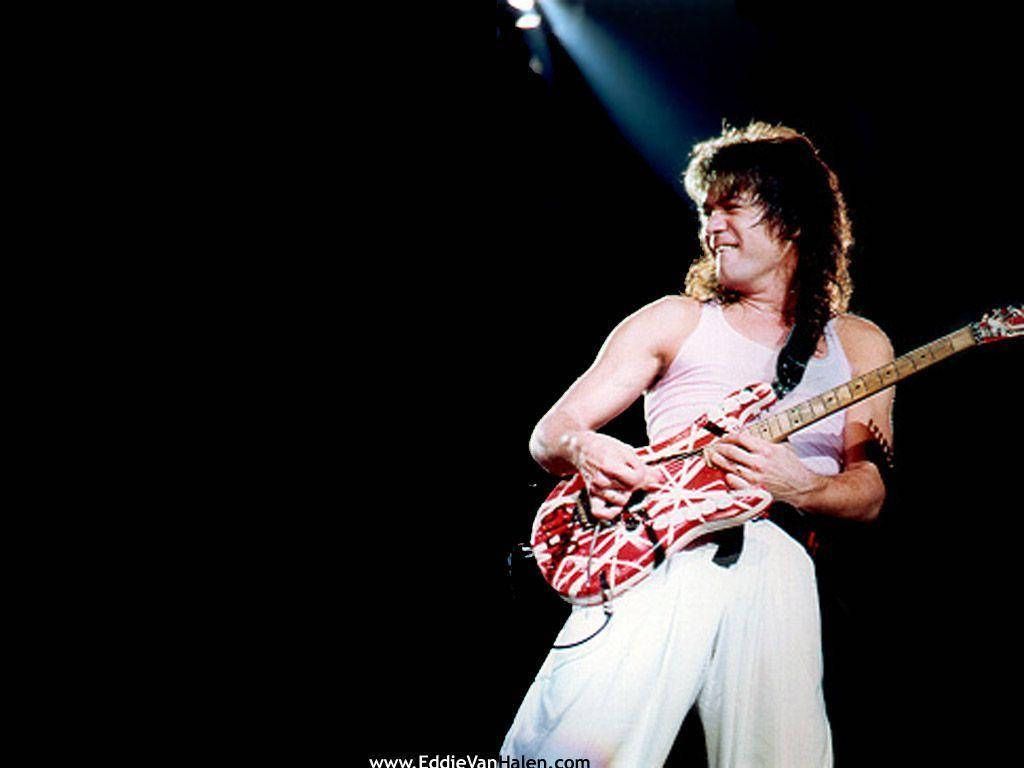 Eddie Van Halen Hintergrundbild 1024x768. Download Eddie Van Halen Tank Top Wallpaper