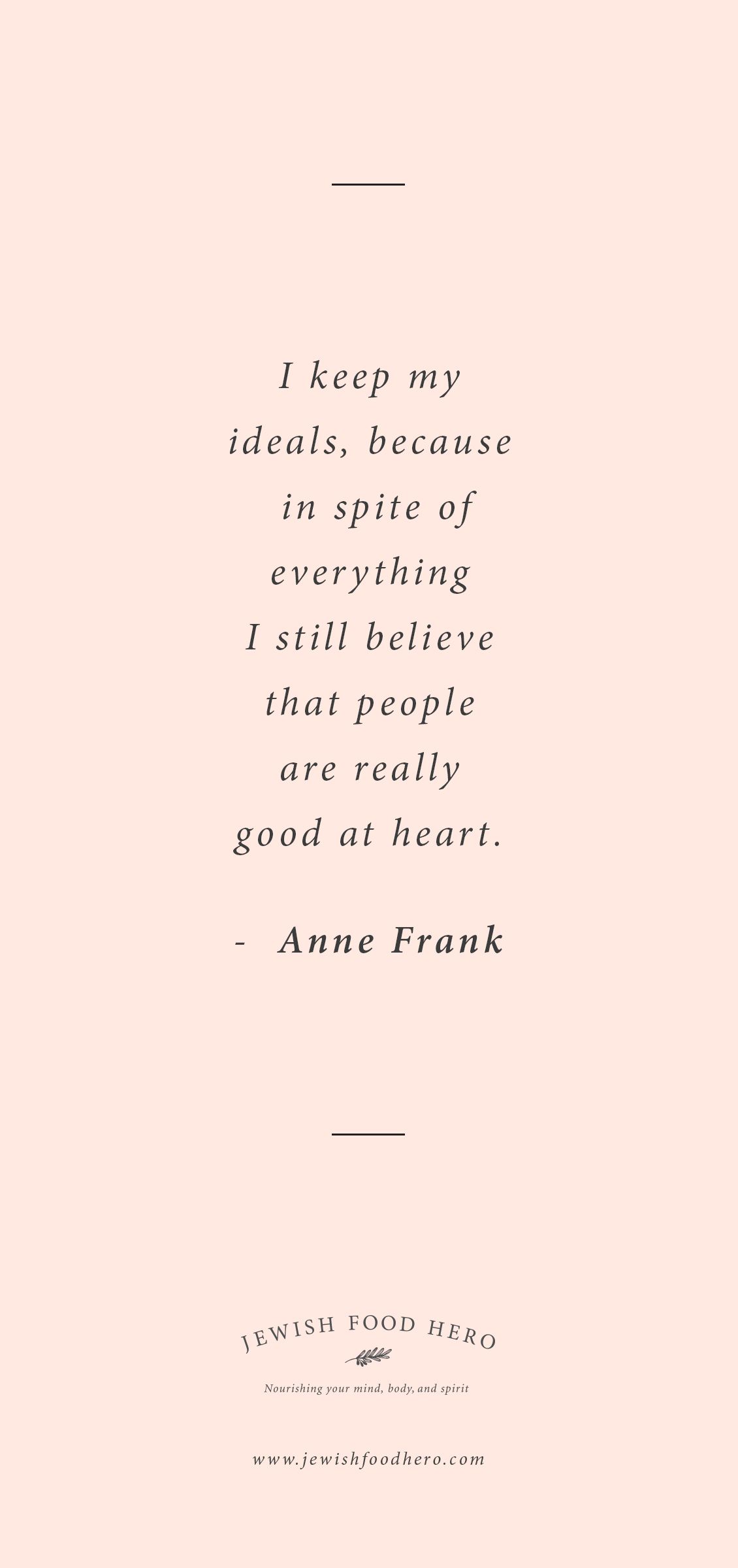  Anne Frank Hintergrundbild 1130x2400. Home Food Hero. Quotations, Inspirational quotes, Great words