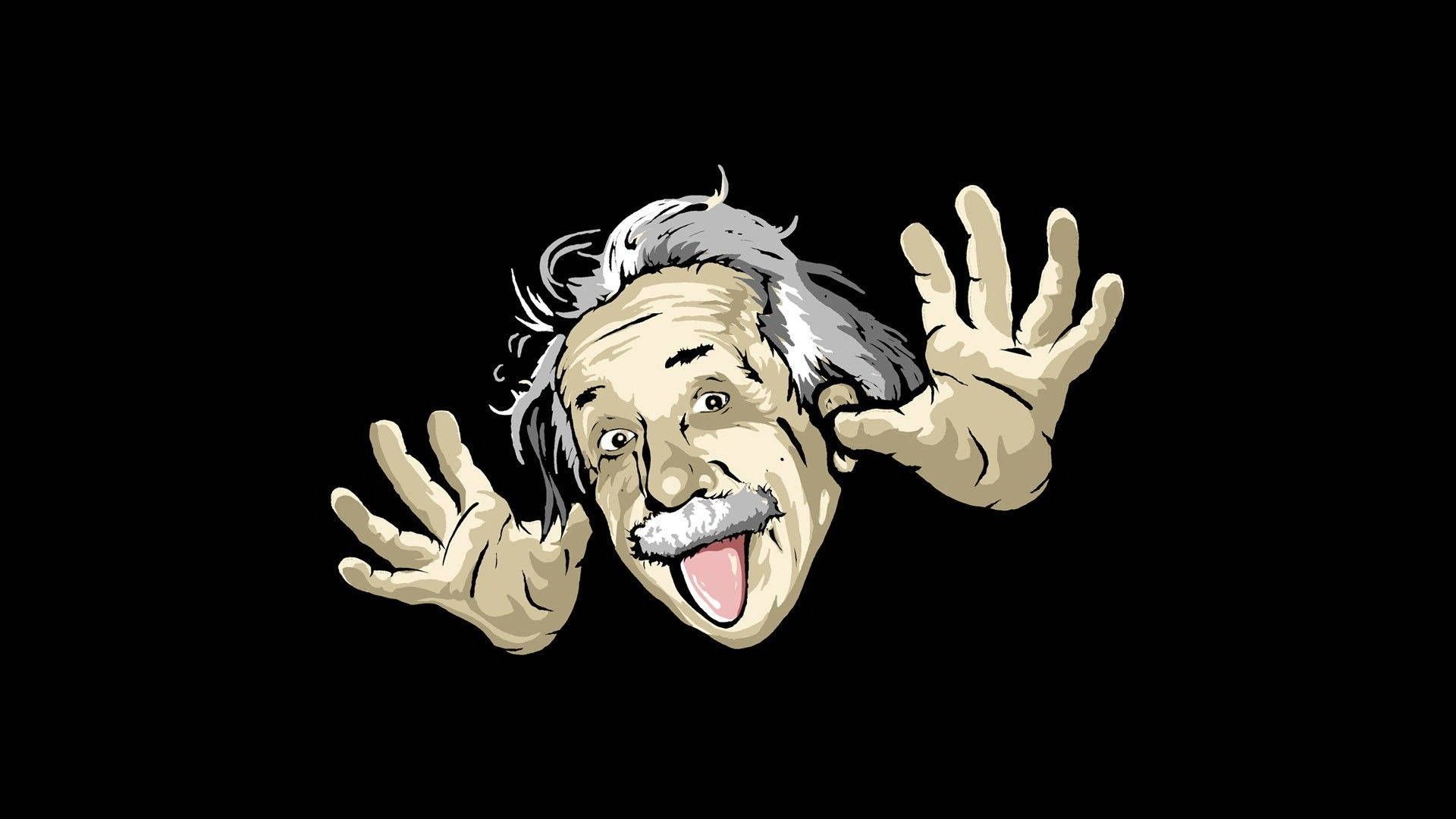  Albert Einstein Hintergrundbild 1920x1080. Download HD Funny Albert Einstein Wallpaper