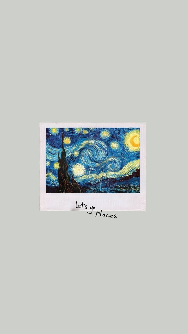 Vincent Van Gogh Hintergrundbild 721x1280. Starry Night Aesthetic Wallpaper Free Starry Night Aesthetic Background