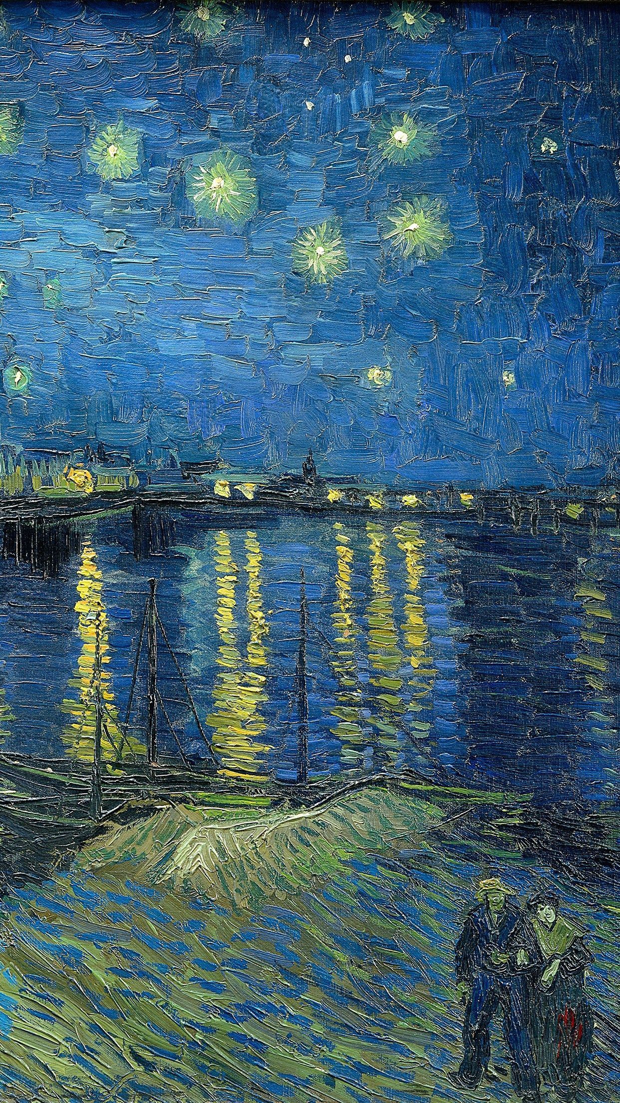 Vincent Van Gogh Hintergrundbild 1242x2208. Vincent Van Gogh Painting Wallpaper Free Vincent Van Gogh Painting Background