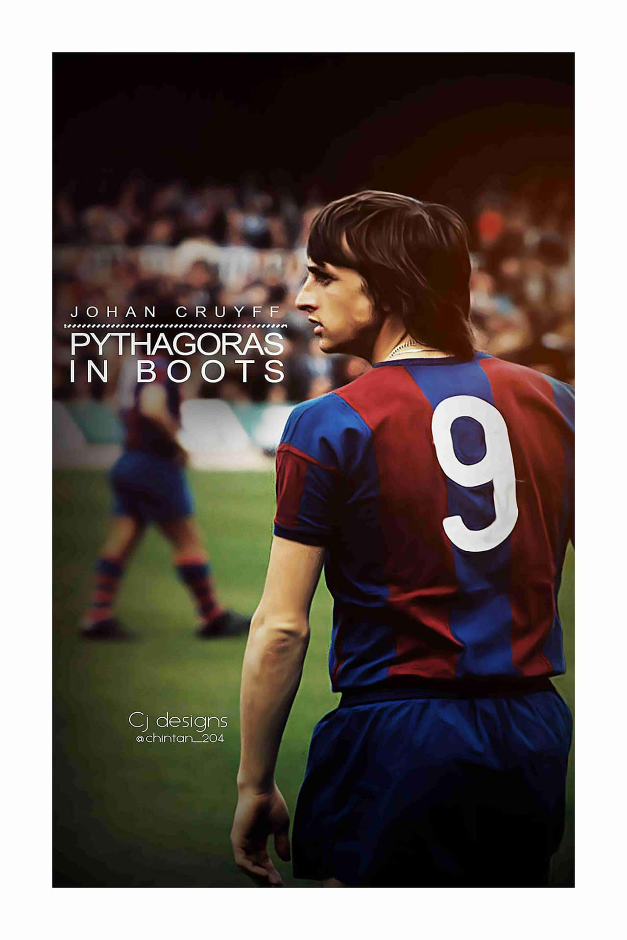 Johan Cruyff Hintergrundbild 1280x1920. Download Fc Barcelona No. 9 Johan Cruyff Wallpaper