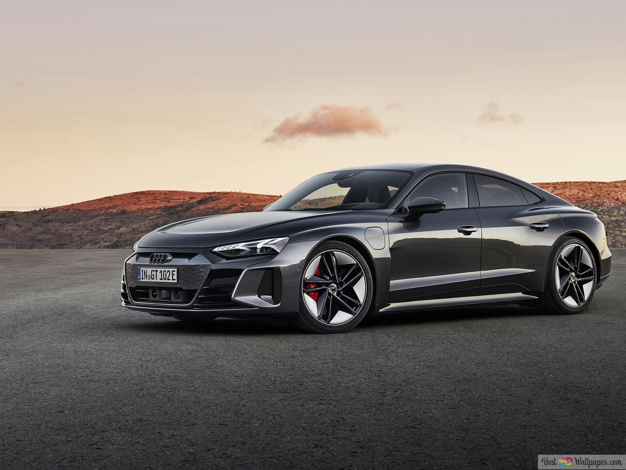 Audi Hintergrundbild 2048x1536. Audi RS E Tron GT 2022 Seitenansicht 4K Hintergrundbild Herunterladen