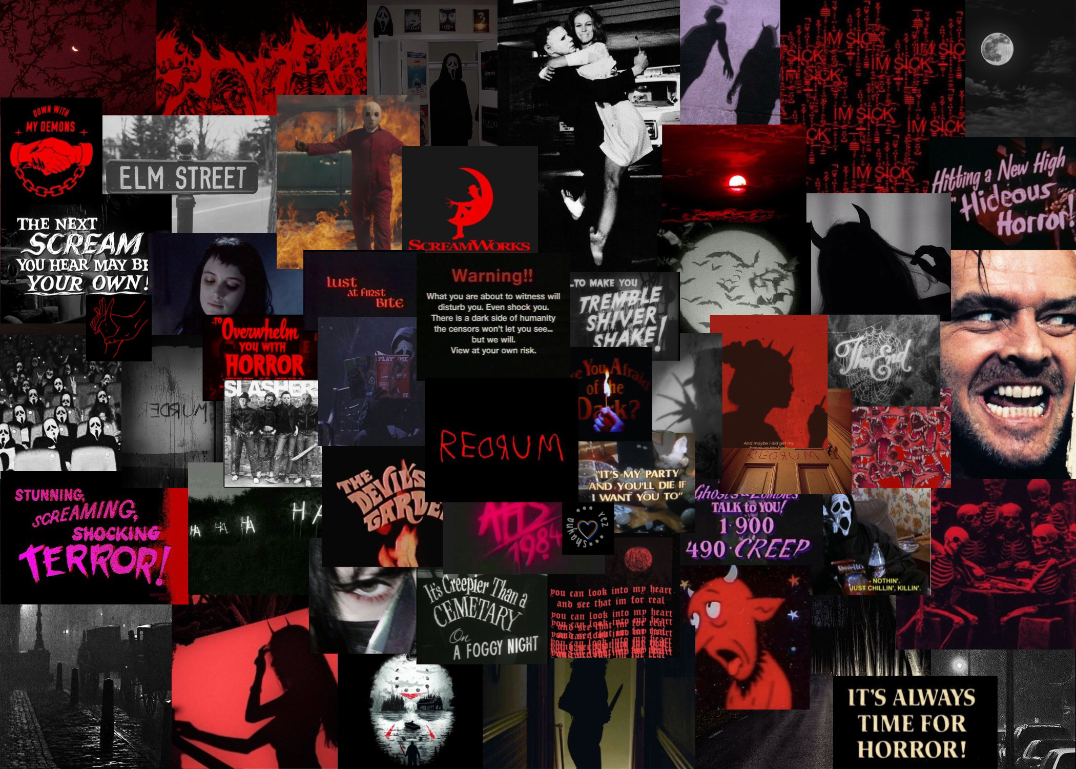 Horror Hintergrundbild 2100x1500. Horror Movie Aesthetic Wallpaper