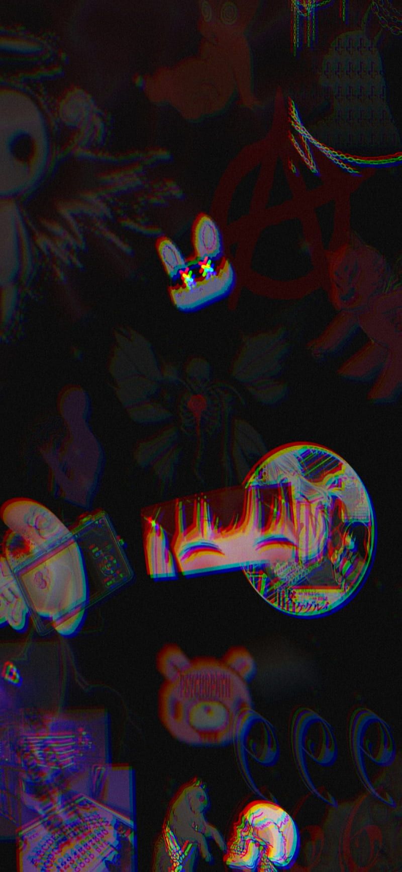 Horror Hintergrundbild 800x1733. NIGHTMARE, aesthetic, grunge, gothic, horror, black, satanic, sad, dark, demon, HD phone wallpaper