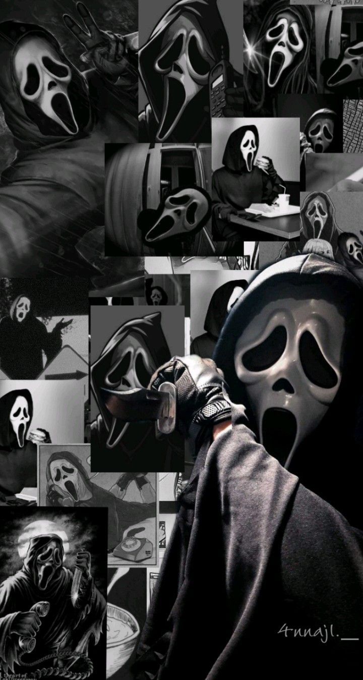 Horror Hintergrundbild 720x1348. ghostface wallpaper aesthetic