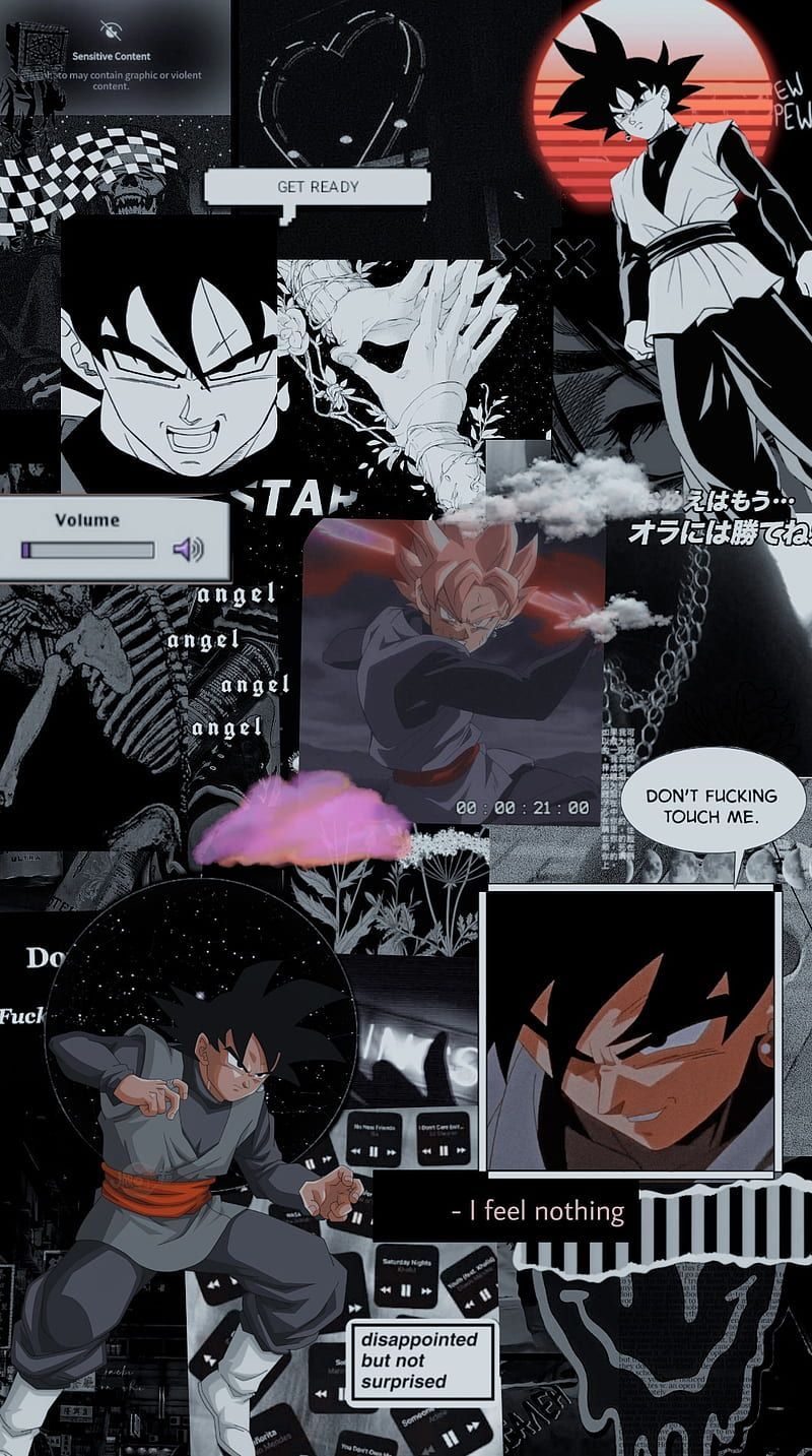  Goku Hintergrundbild 800x1433. Goku black, goku aesthetic, anime, HD phone wallpaper