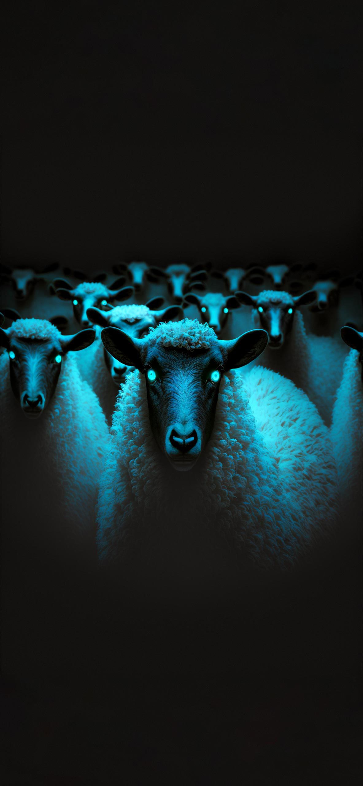 Horror Hintergrundbild 1183x2560. Horror Sheeps Wallpaper Aesthetic Wallpaper iPhone