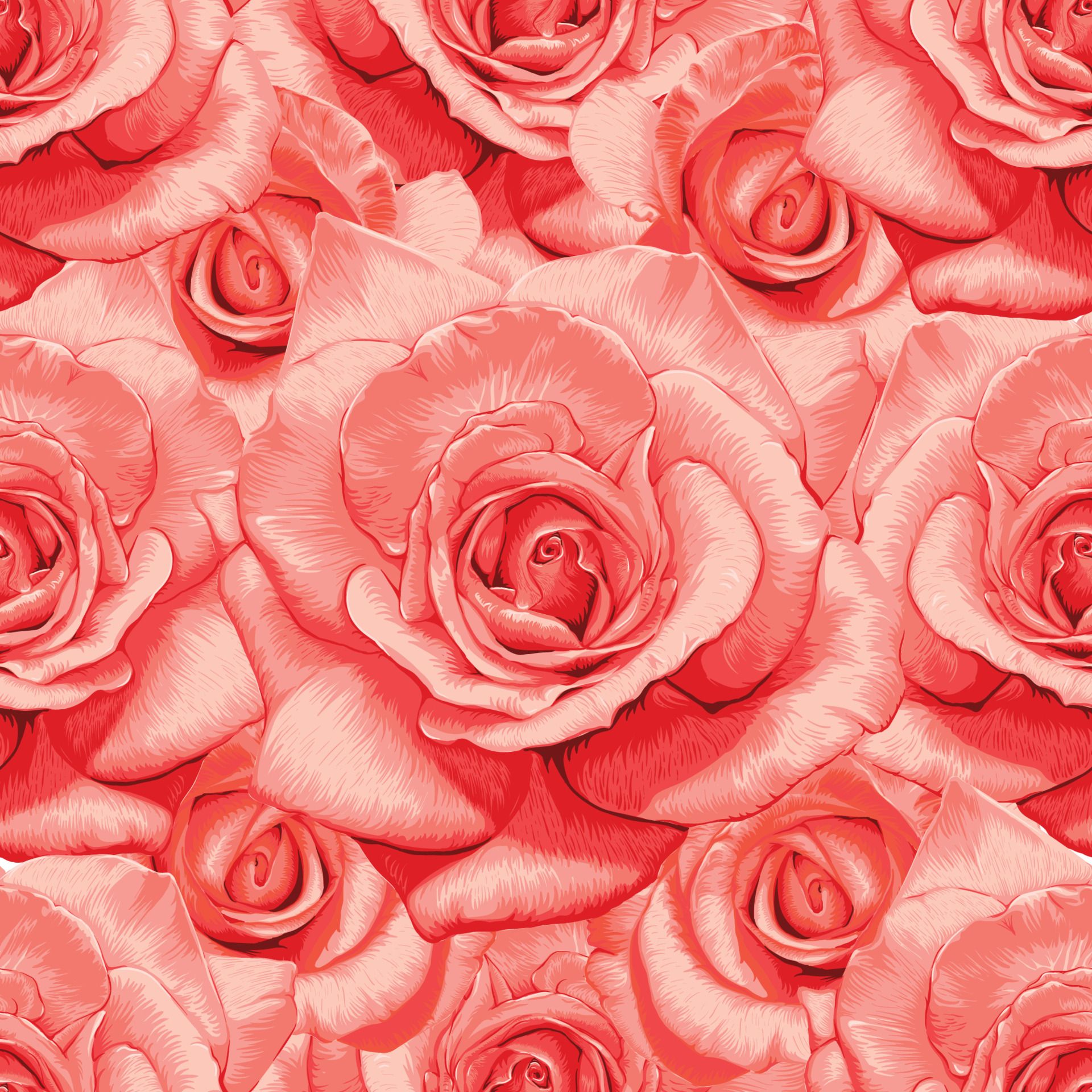  Blumen Hintergrundbild 1920x1920. nahtlose Muster floral Vintage Rose Blumen Hintergrund. 3591983 Vektor Kunst bei Vecteezy