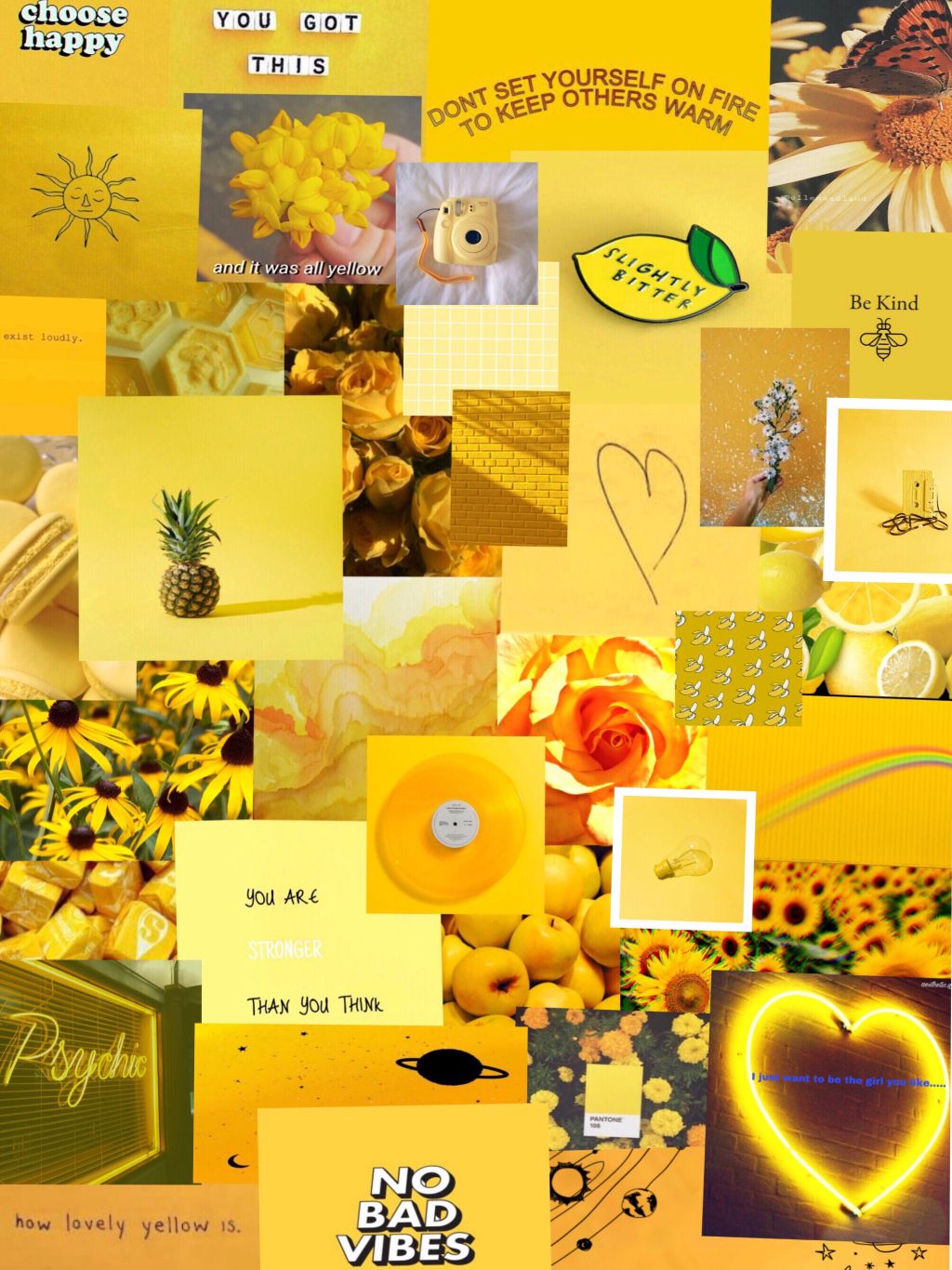 Yellow Hintergrundbild 1024x1366. Yellow Aesthetic Wallpaper