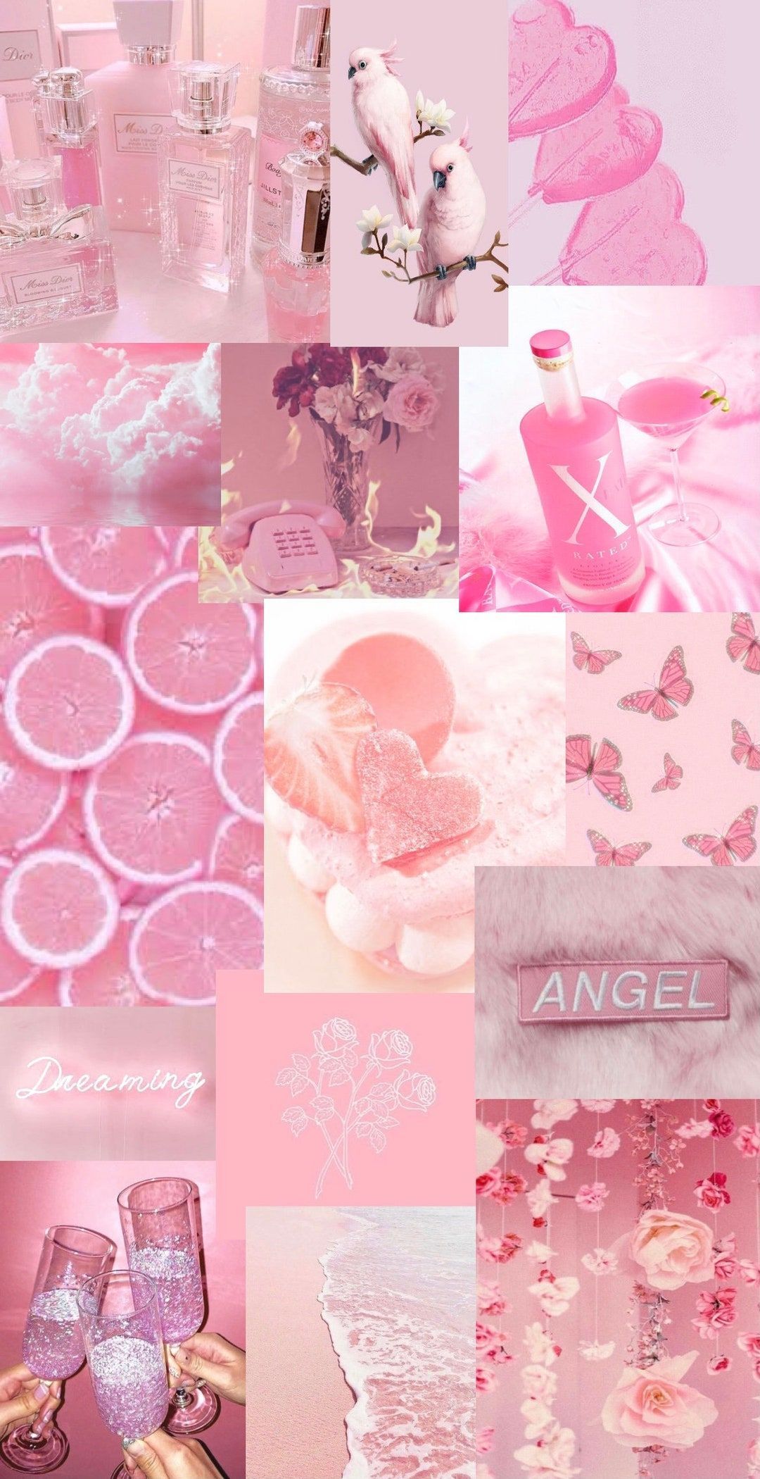  Rosa Hintergrundbild 1080x2100. Pink Aesthetic Wallpaper