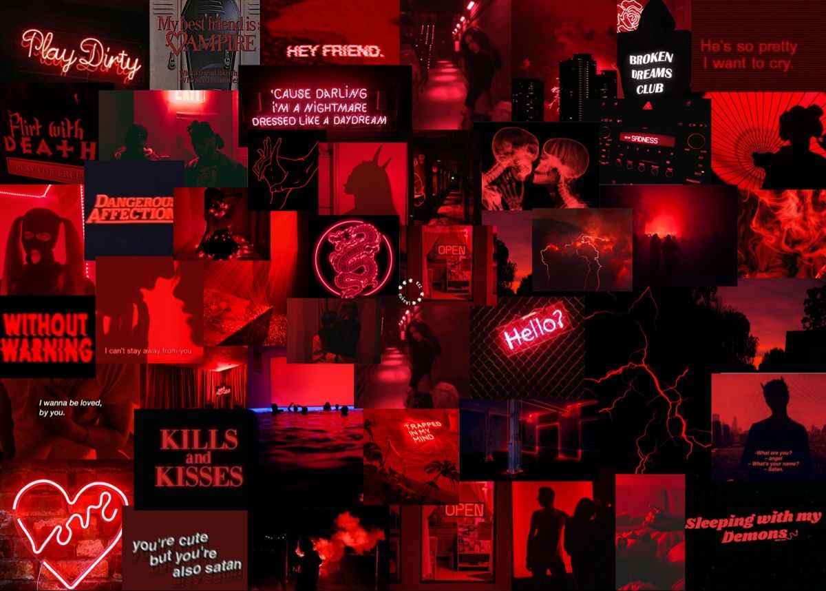 Red Hintergrundbild 1200x858. Red Dark Aesthetic Wallpaper