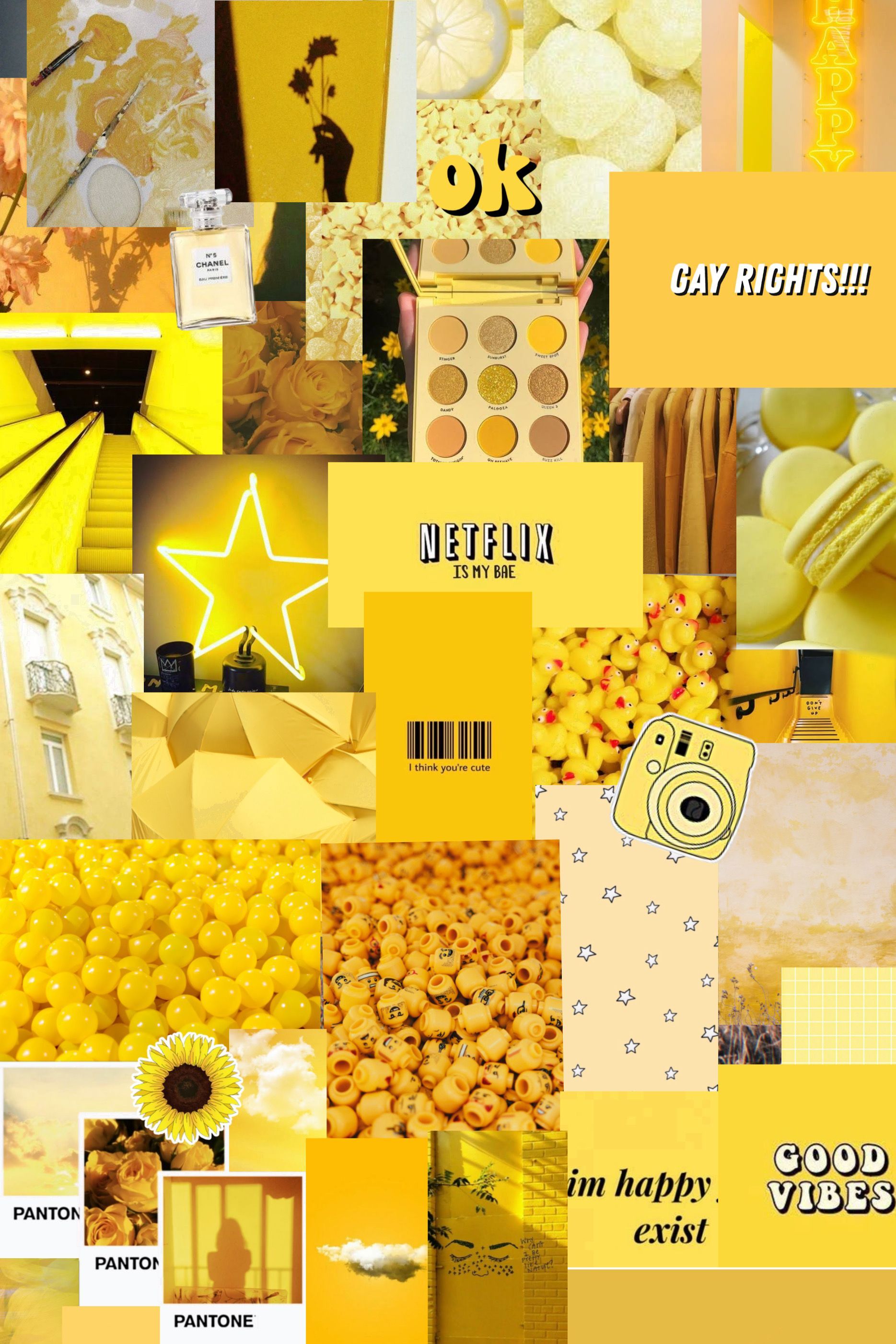 Yellow Hintergrundbild 1869x2804. Yellow Aesthetic Wallpaper