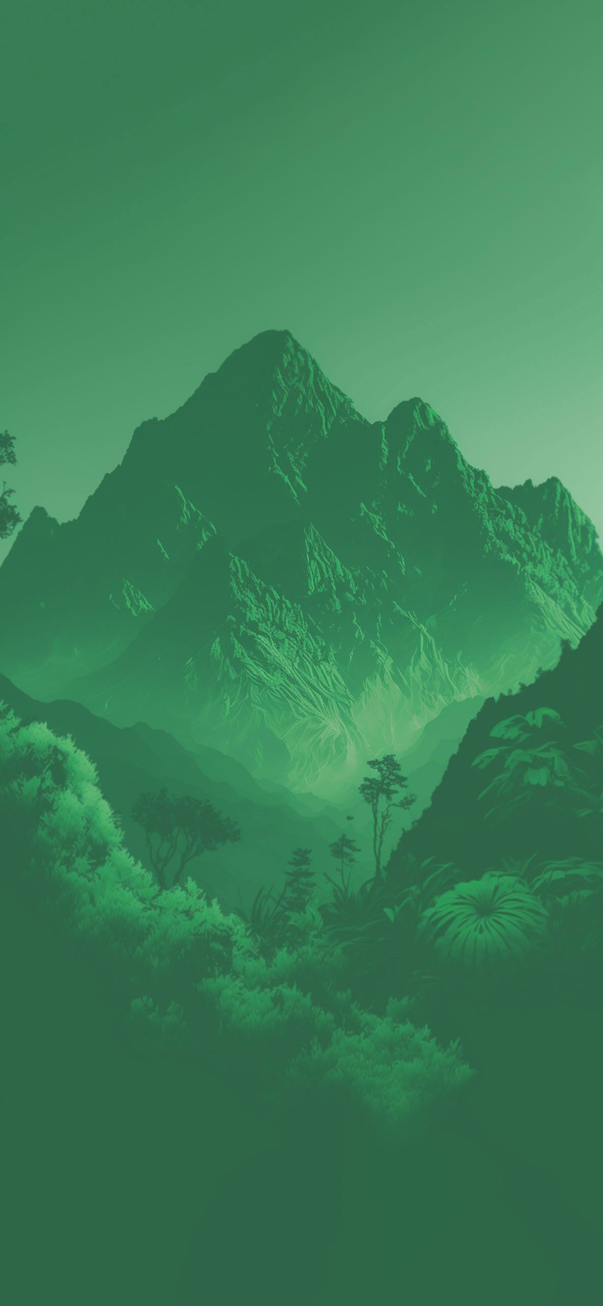 Green Hintergrundbild 1183x2560. Mountains Aesthetic Green Wallpaper Aesthetic Wallpaper