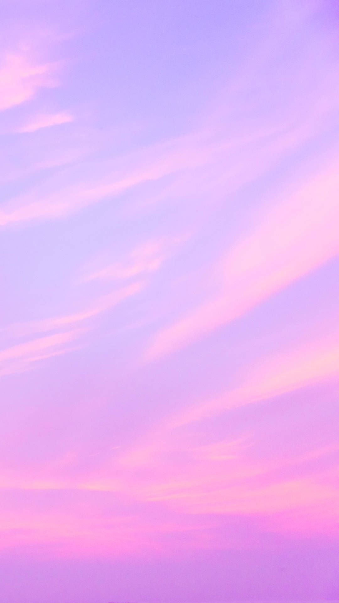 Pink Hintergrundbild 1080x1920. Download iPhone Pink Aesthetic Wispy Clouds Wallpaper