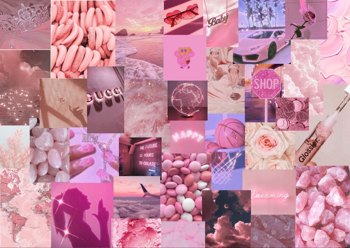 Pink Hintergrundbild 1200x849. Pink aesthetic wallpaper collage. Macbook air wallpaper, Wallpaper, Tablet wallpaper