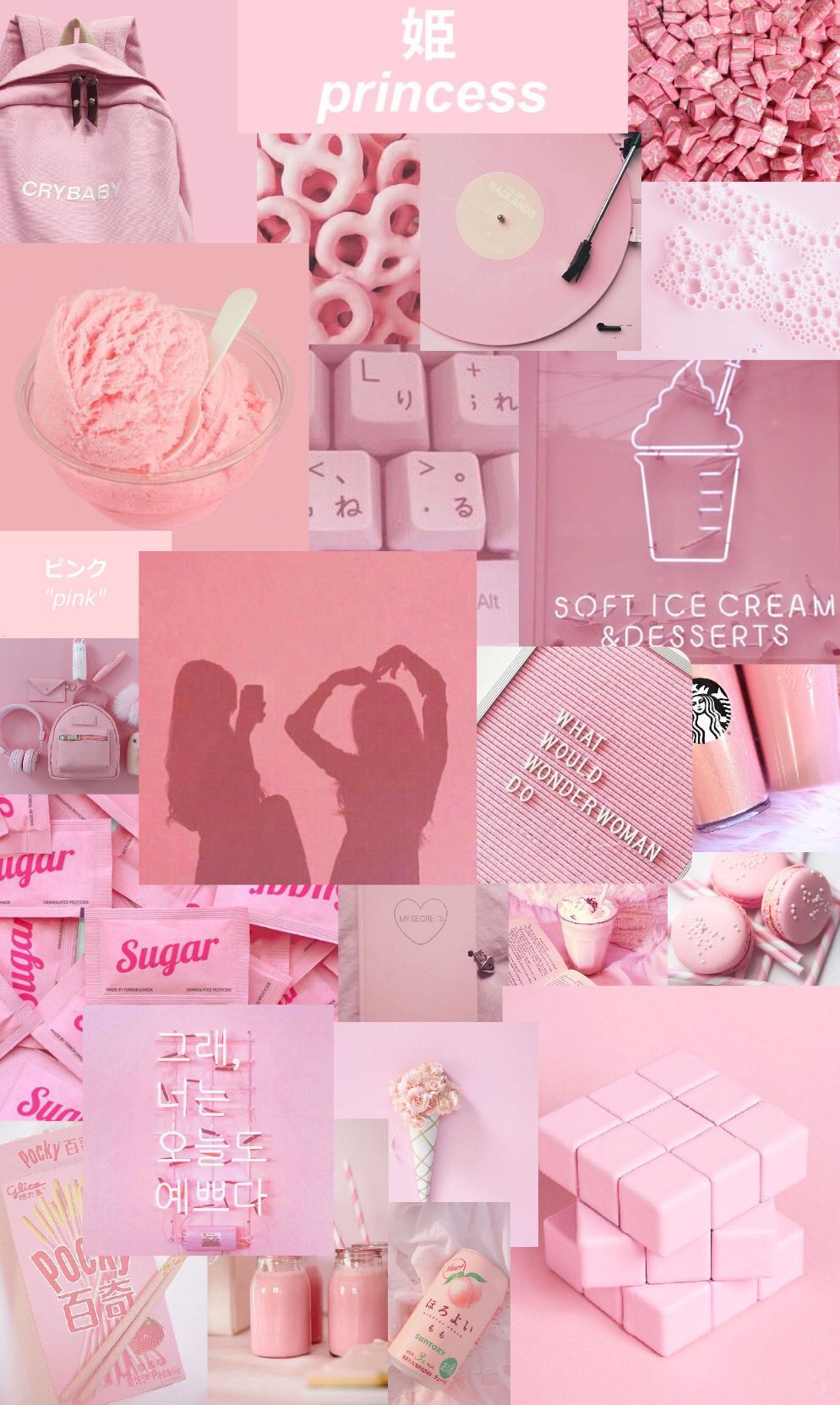  Rosa Hintergrundbild 994x1662. Pink Aesthetic Wallpaper
