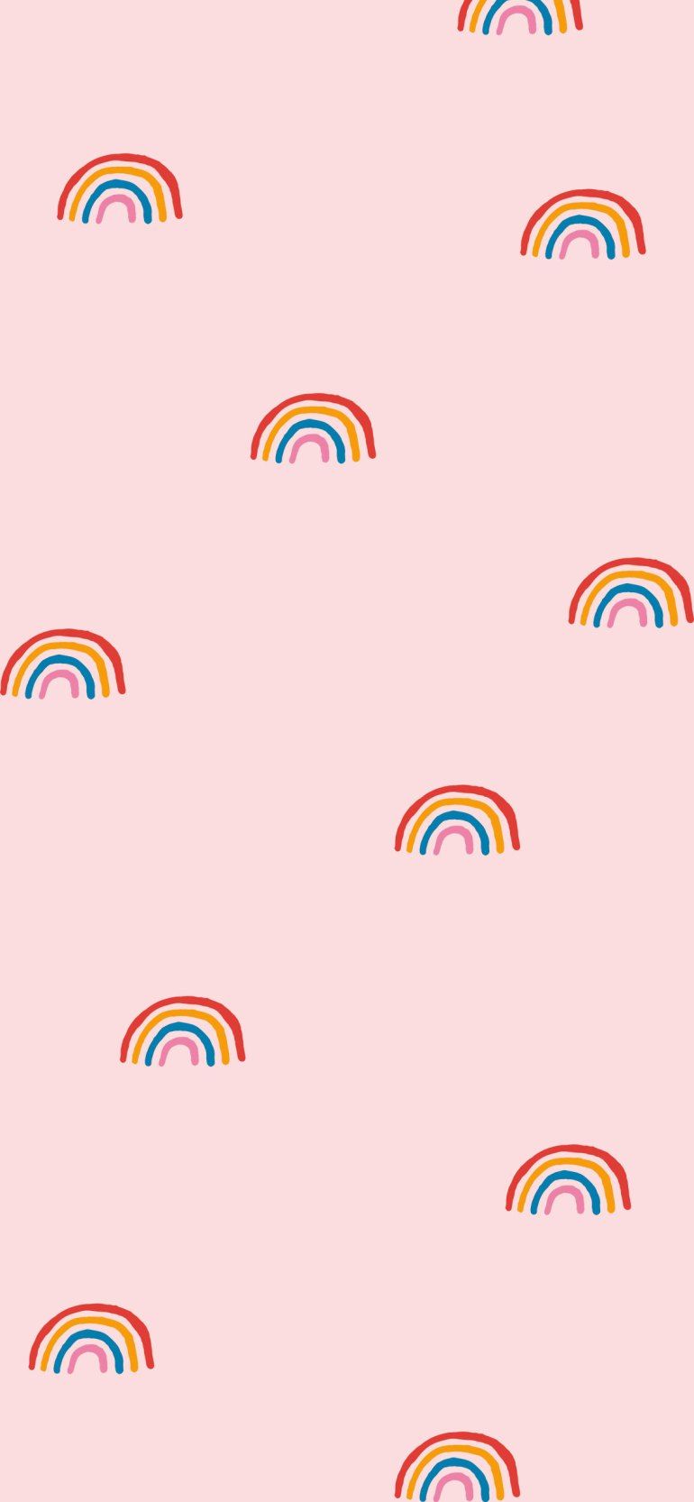  Pinke Hintergrundbild 770x1666. Pink Aesthetic Picture : Rainbow on Pink Background Wallpaper