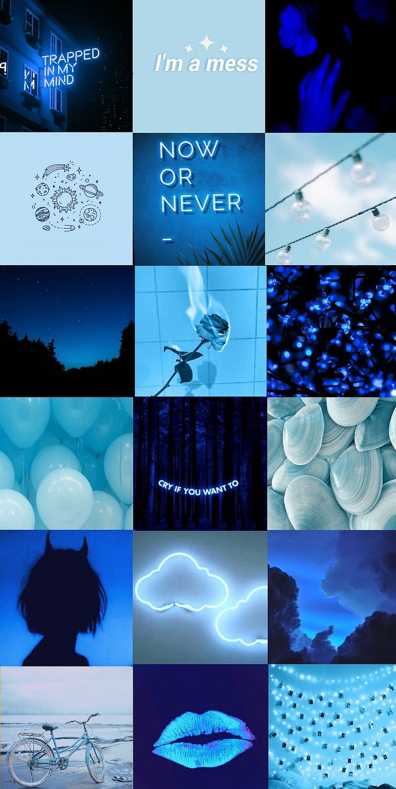 Blau Hintergrundbild 800x1592. Blue aesthetic, aesthetic, blue, blue, HD phone wallpaper