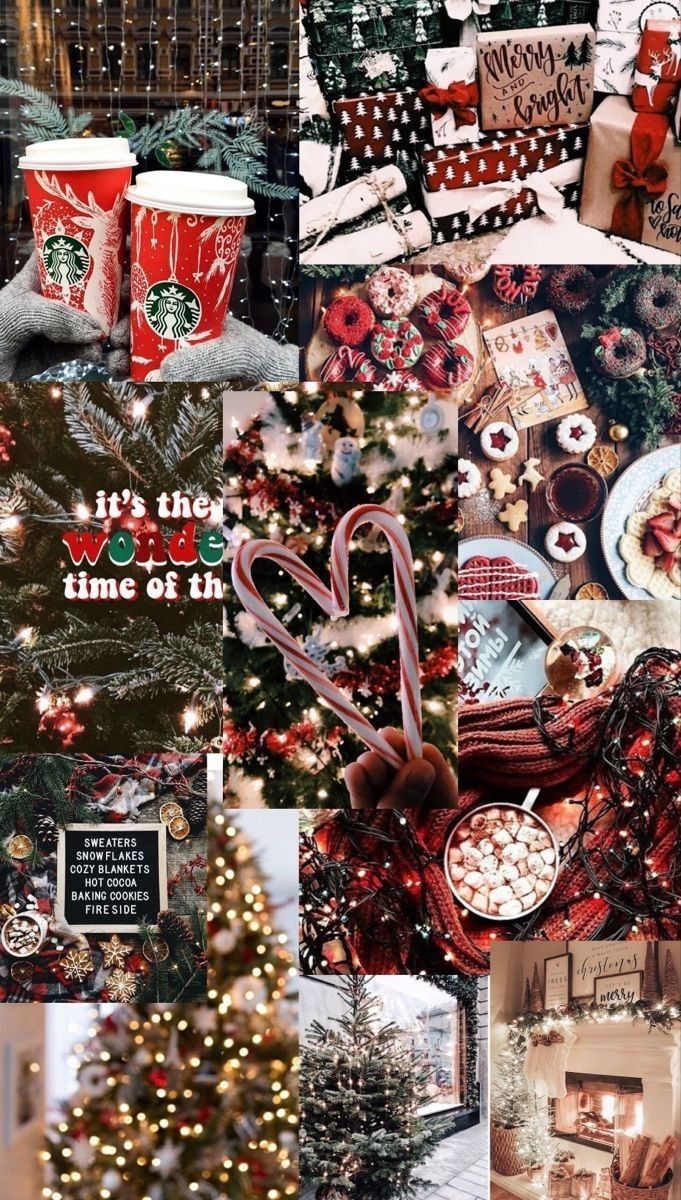 Weihnachten Hintergrundbild 681x1200. Aesthetic Christmas Wallpaper. Christmas wallpaper, Christmas collage, Christmas lockscreen