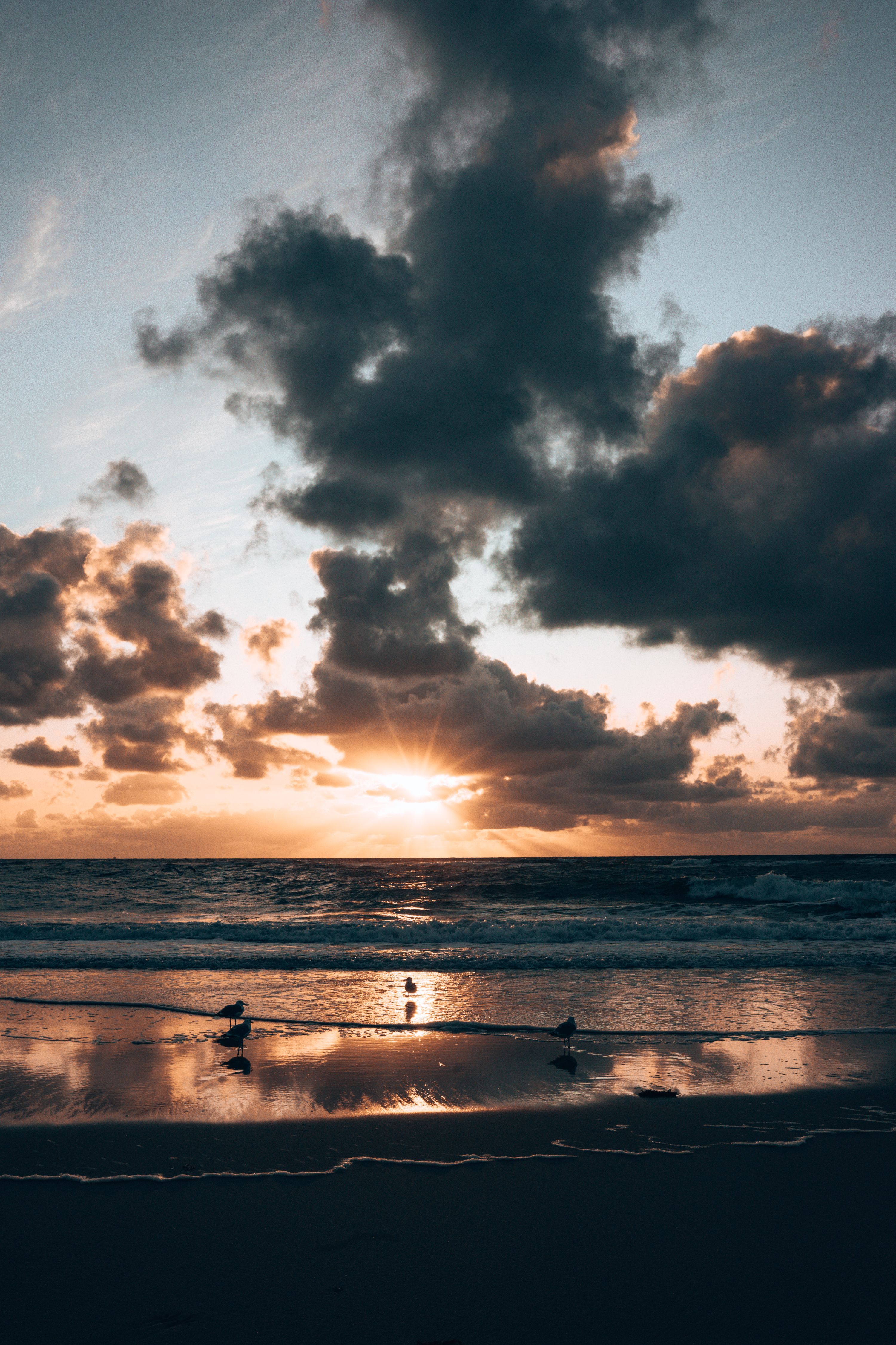  Sonne Strand Meer Hintergrundbild 3000x4500. Wallpaper für Traveller