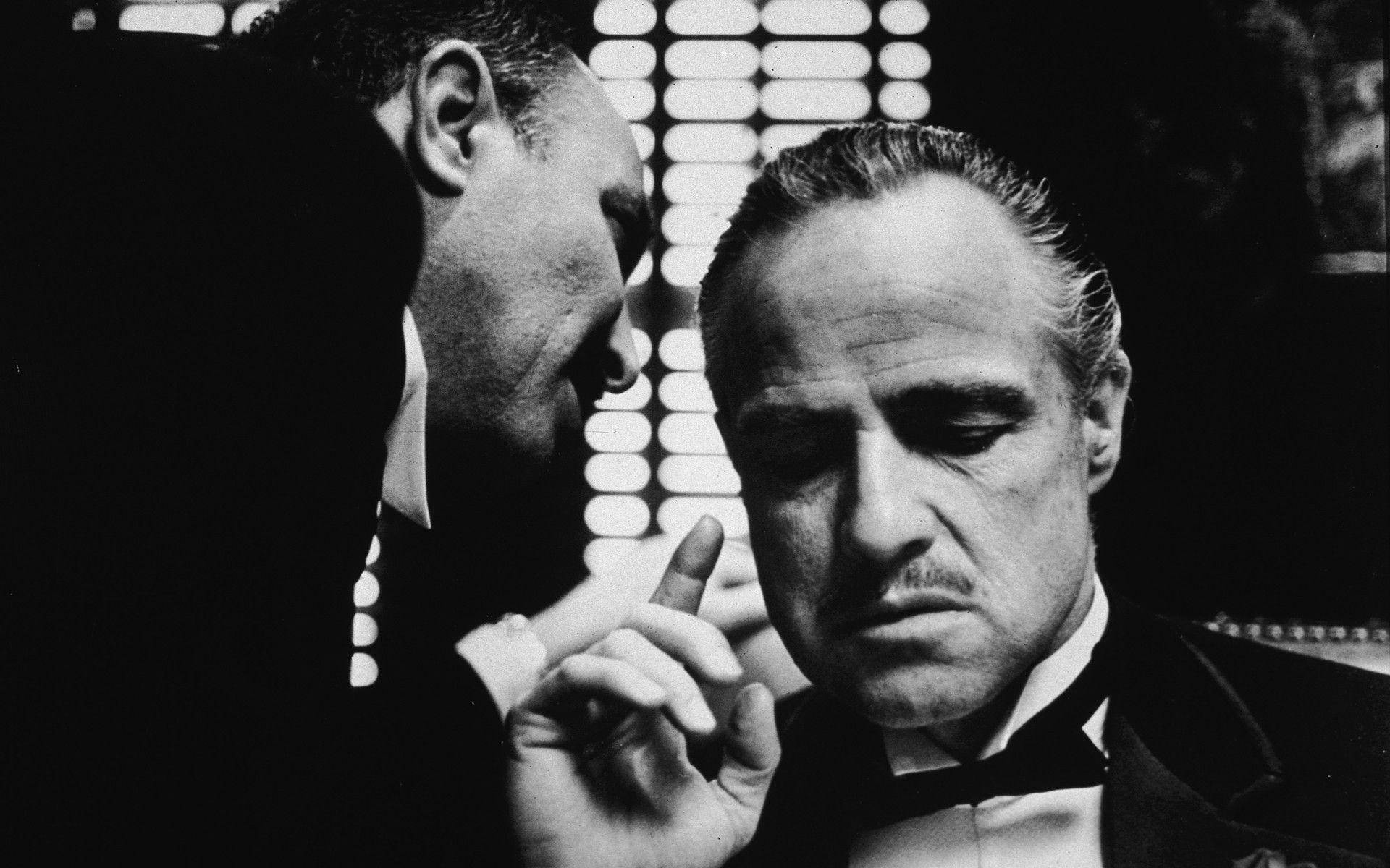 The Godfather Hintergrundbild 1920x1200. Download The Godfather Whisper Scene Wallpaper
