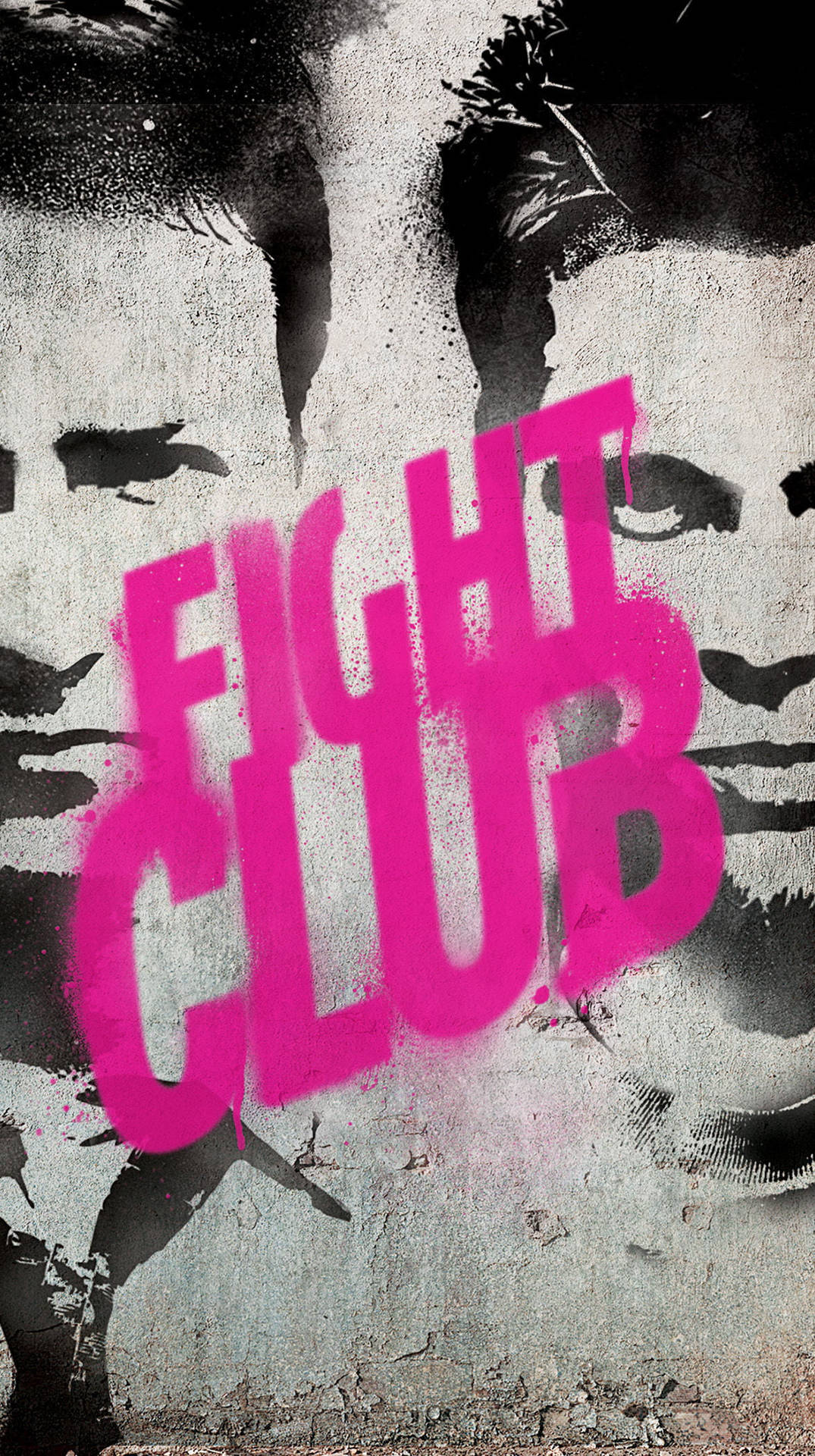 Fight Club Hintergrundbild 1075x1920. Download Fight Club Wall Graffiti iPhone Wallpaper