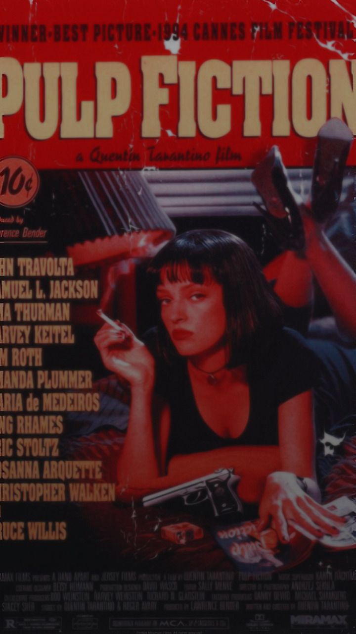 Pulp Fiction Hintergrundbild 720x1280. 