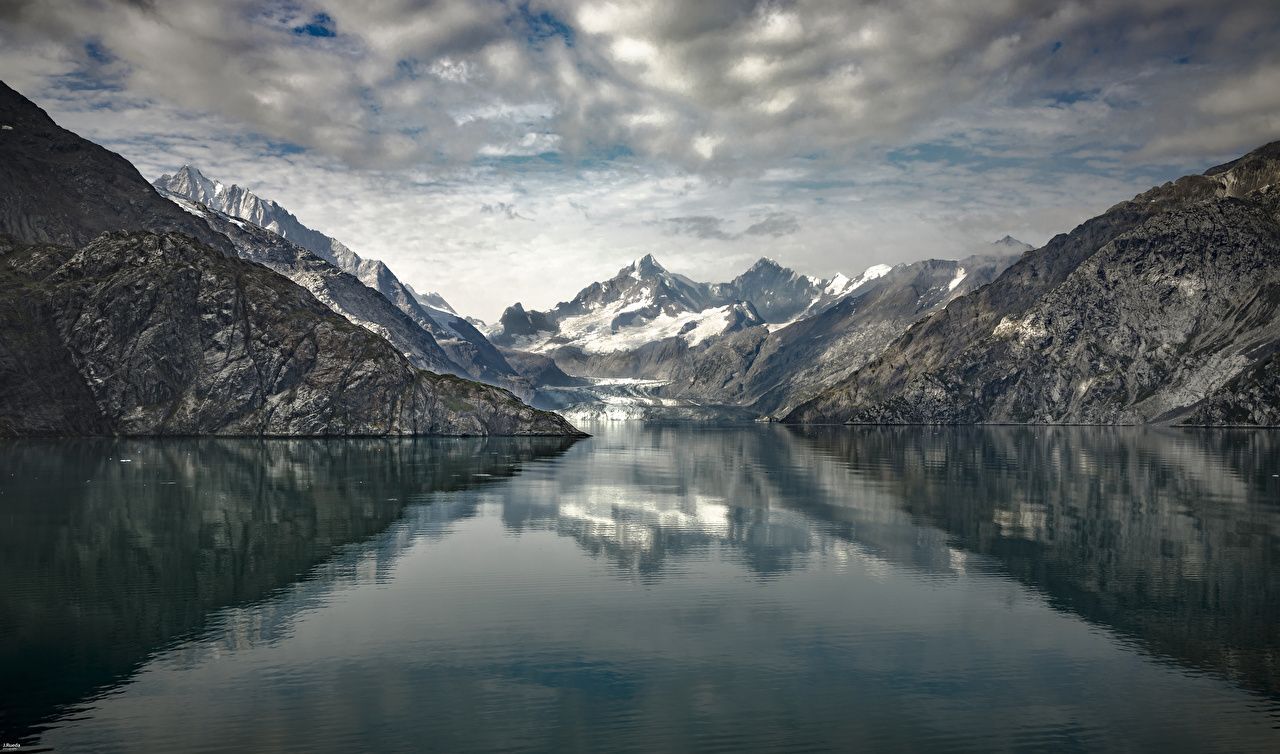 Desktop Hintergrundbild 1280x754. Desktop Hintergrundbilder Alaska Johns Hopkins Glacier Natur Gebirge