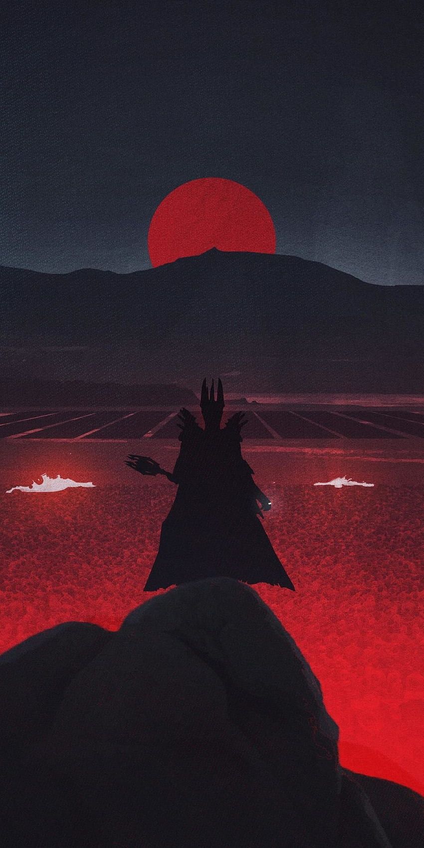 The Lord Of The Rings: The Return Of The King Hintergrundbild 850x1700. Dark king, lords of the rings, minimal, art,. Lord of the rings, , Art, Lotr Minimalist HD phone wallpaper